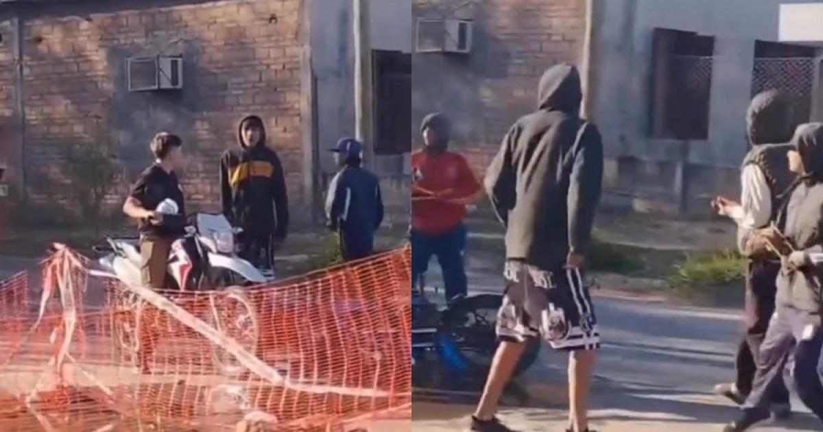 Violento enfrentamiento en Bordm Borges- grupos armados se cruzaron y robaron una moto en plena calle