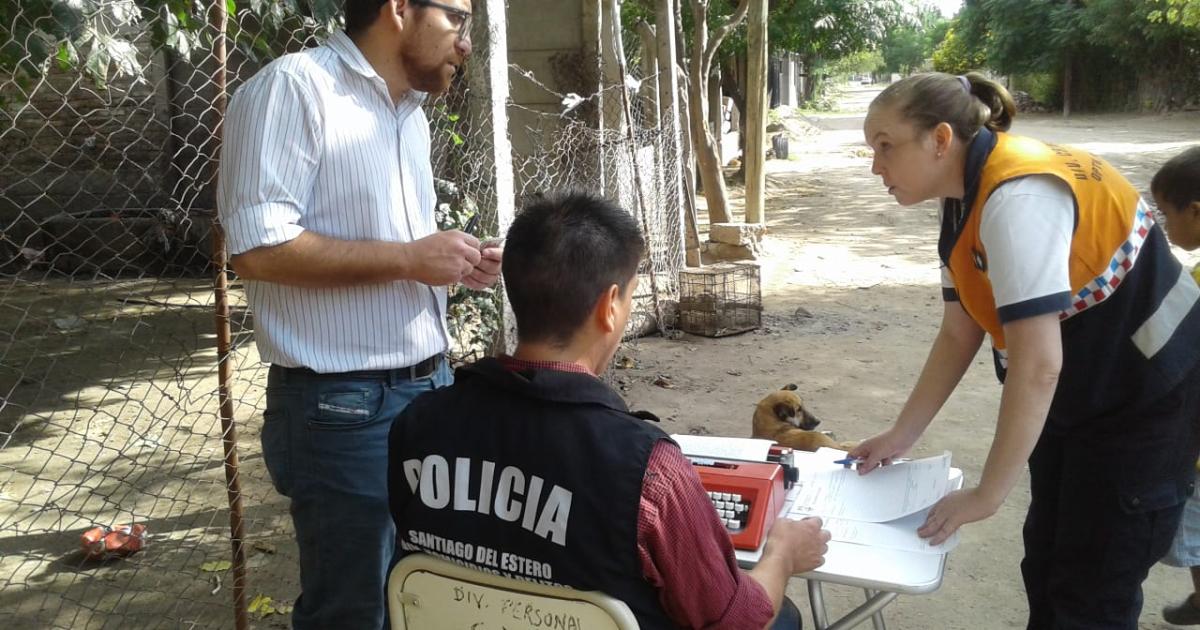 PERICIAS Se llevó a cabo el secuestro de las armas y la realización de pericias en el lugar