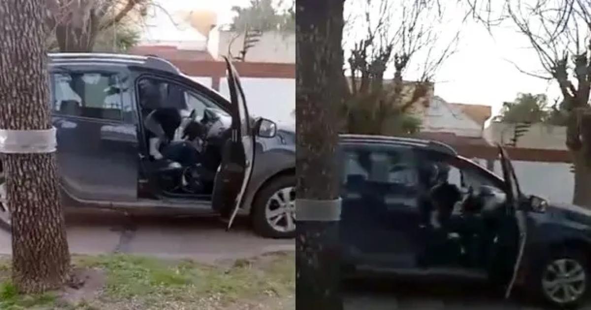 VIDEO DEL HORROR  Delincuentes asesinaron a sangre friacutea a una mujer frente a su hijo de 15 antildeos