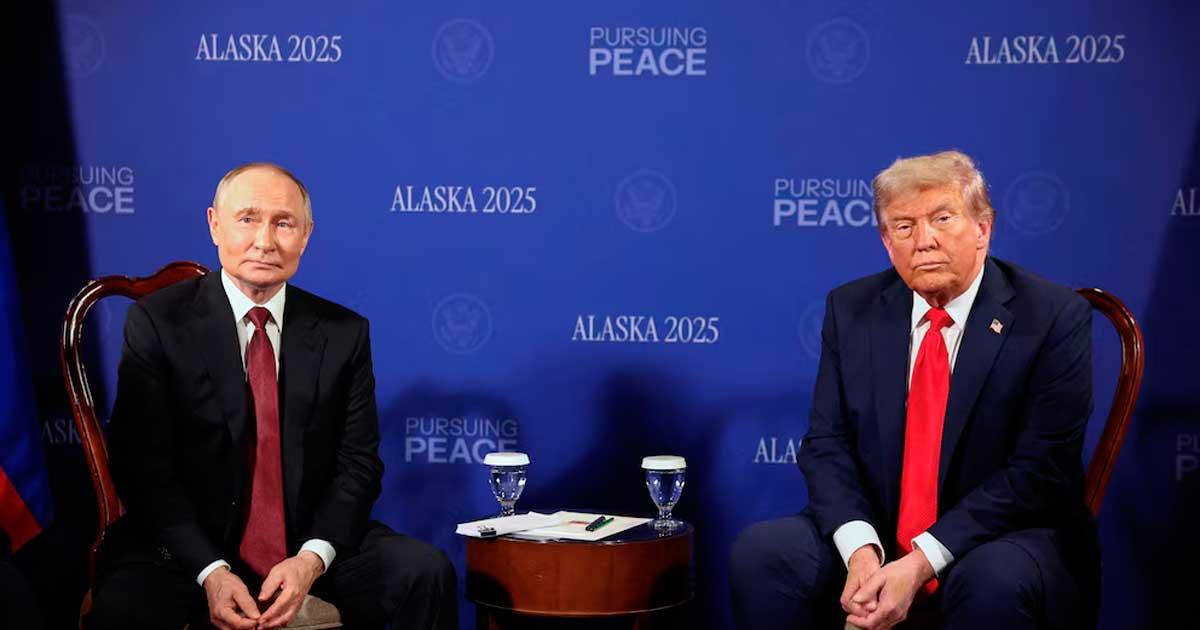 Donald Turmp y Putin reunidos en Alaska