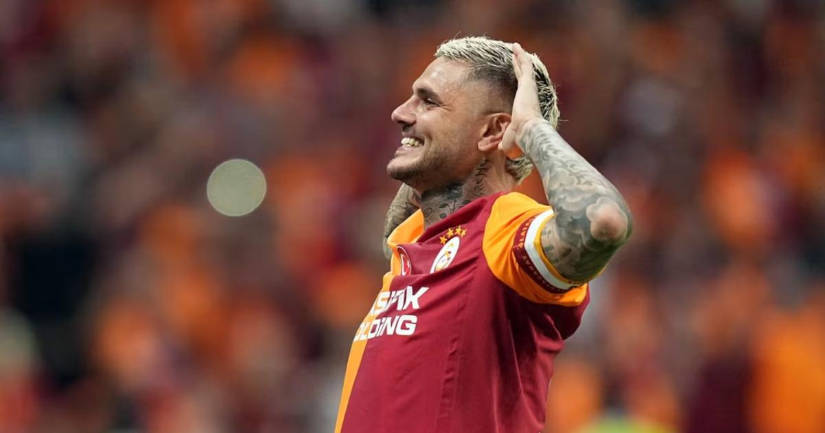  Icardi volvió a jugar después de 281 días y anotó un gol para el Galatasaray