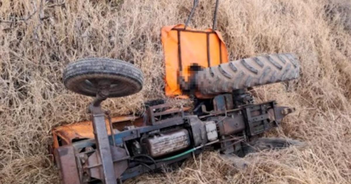 Tragedia- un hombre murió aplastado por su tractor mientras realizaba tareas agrícolas