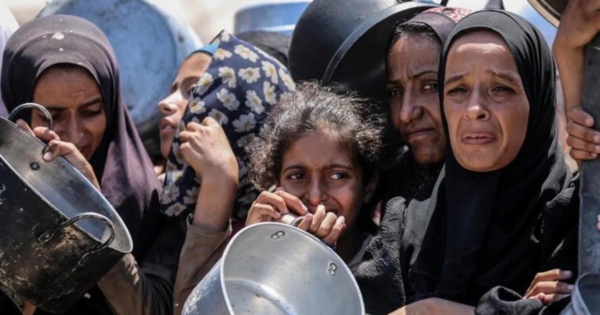 Gaza- un millón de mujeres y niñas enfrentan la hambruna