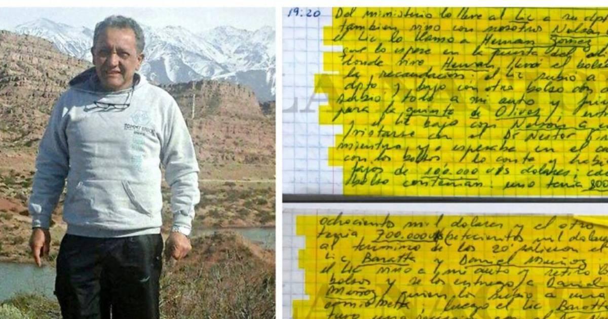 Causa Cuadernos- un peritaje confirmoacute escritos de Centeno