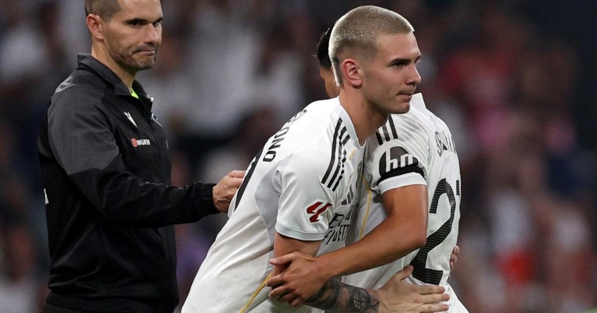 Franco Mastantuono estreno soñado en el Bernabéu