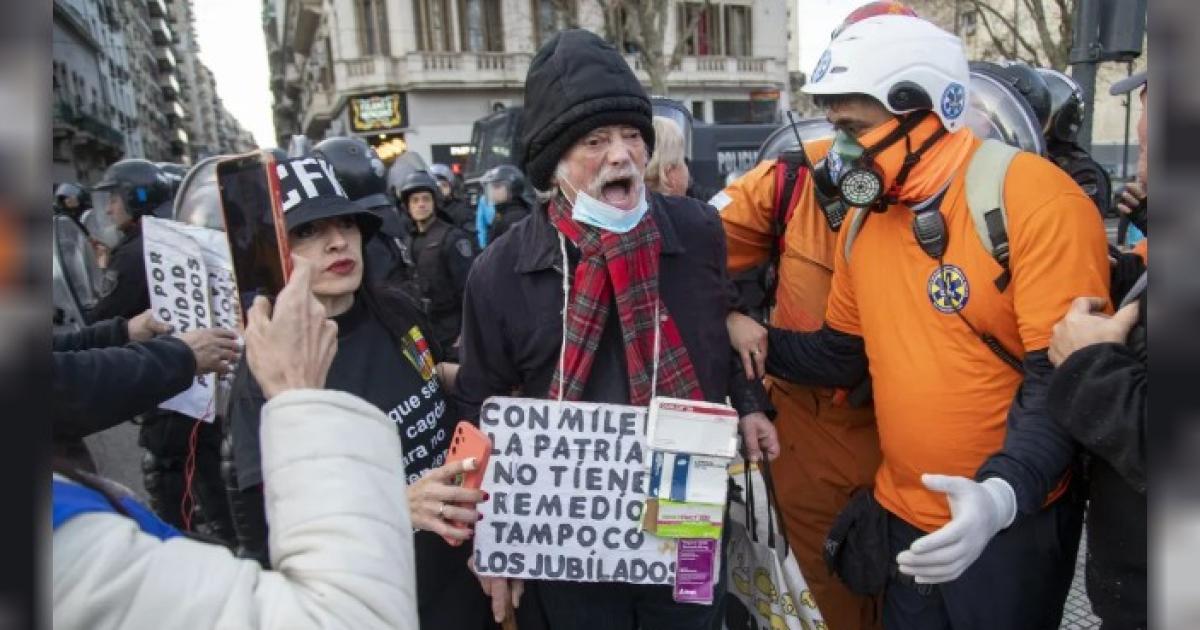 Los jubilados vuelven a las calles (Foto- NA)