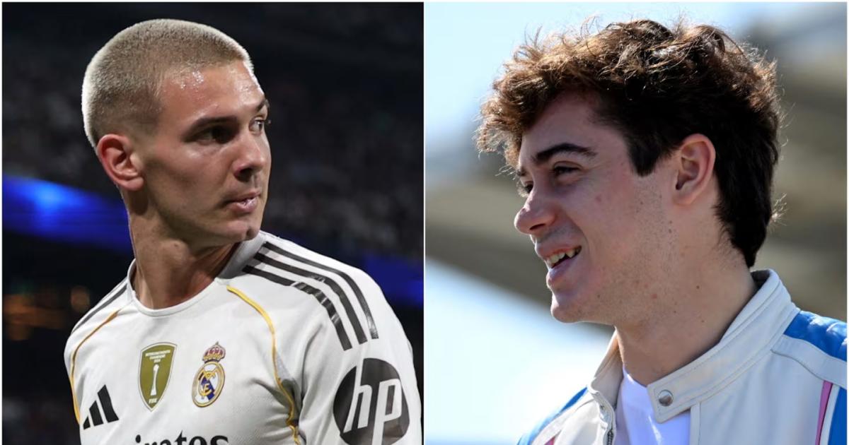 Franco Colapinto presente en el debut de Mastantuono con el Real Madrid