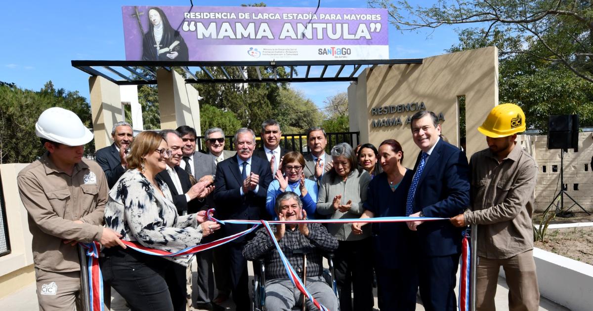 Zamora inauguroacute las obras de ampliacioacuten en la Residencia Mama Antula