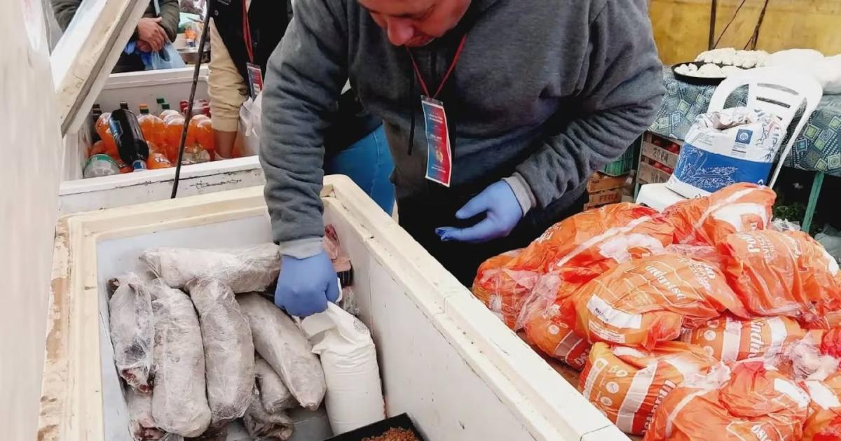 SECUESTRO El alimento que se encontraba en mal estado fue incautado oportunamente