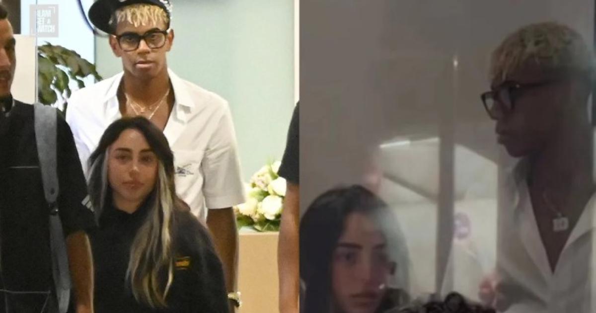 Nicky Nicole y Lamine Yamal juntos en Mónaco