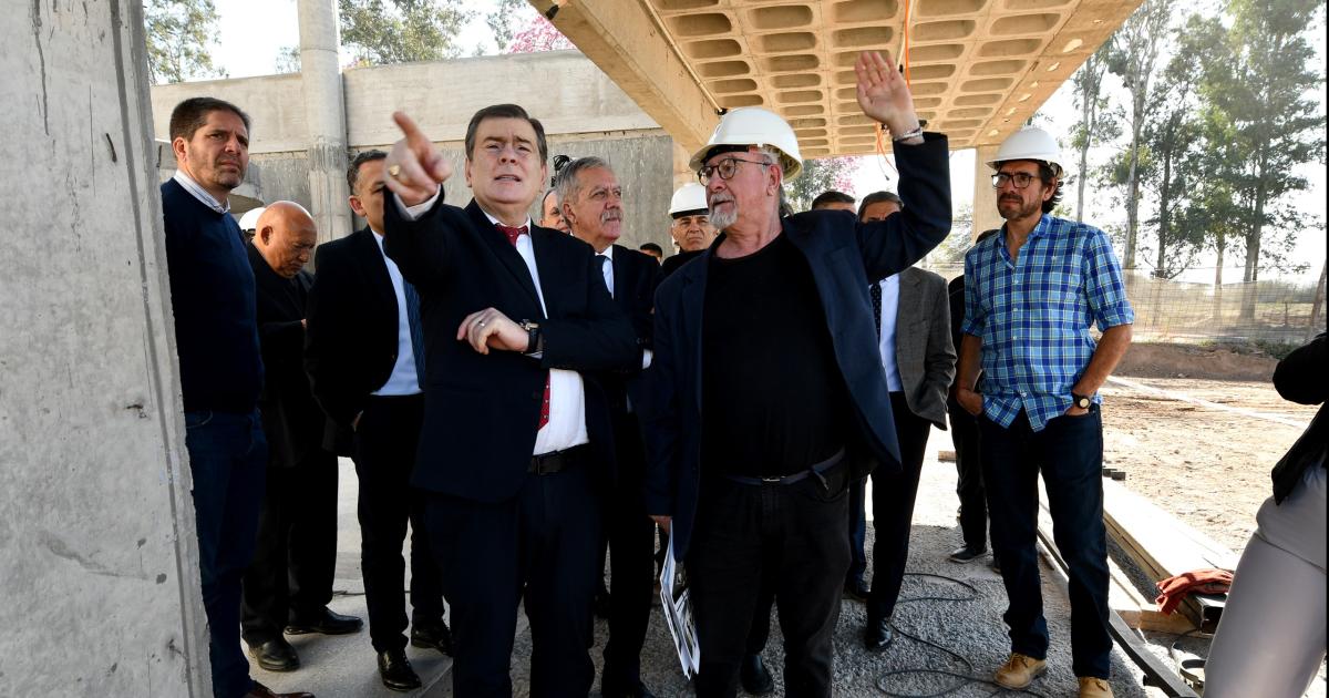El Gobernador y el jefe de Gabinete recorrieron obras que se ejecutan en Las Termas