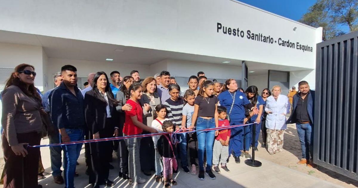 La ministra de salud inauguroacute una posta sanitaria en Cardoacuten Esquina