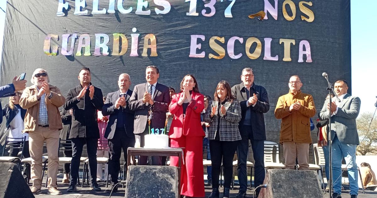 Guardia Escolta celebroacute el 137ordm aniversario con un acto y un festival