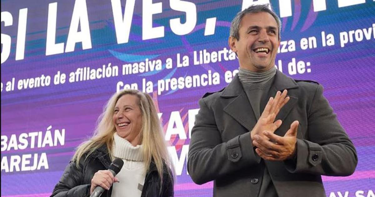 Martín Menem y Karina Milei