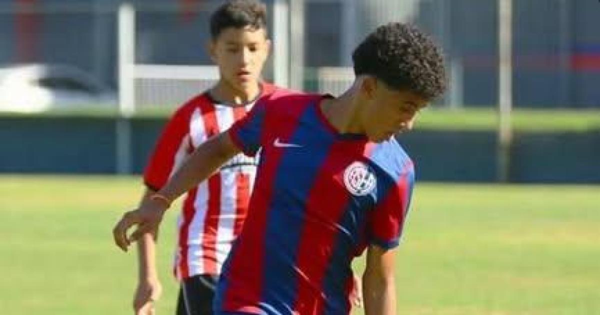 Valentino Guzmaacuten Zanni llenoacute de dolor al fuacutetbol