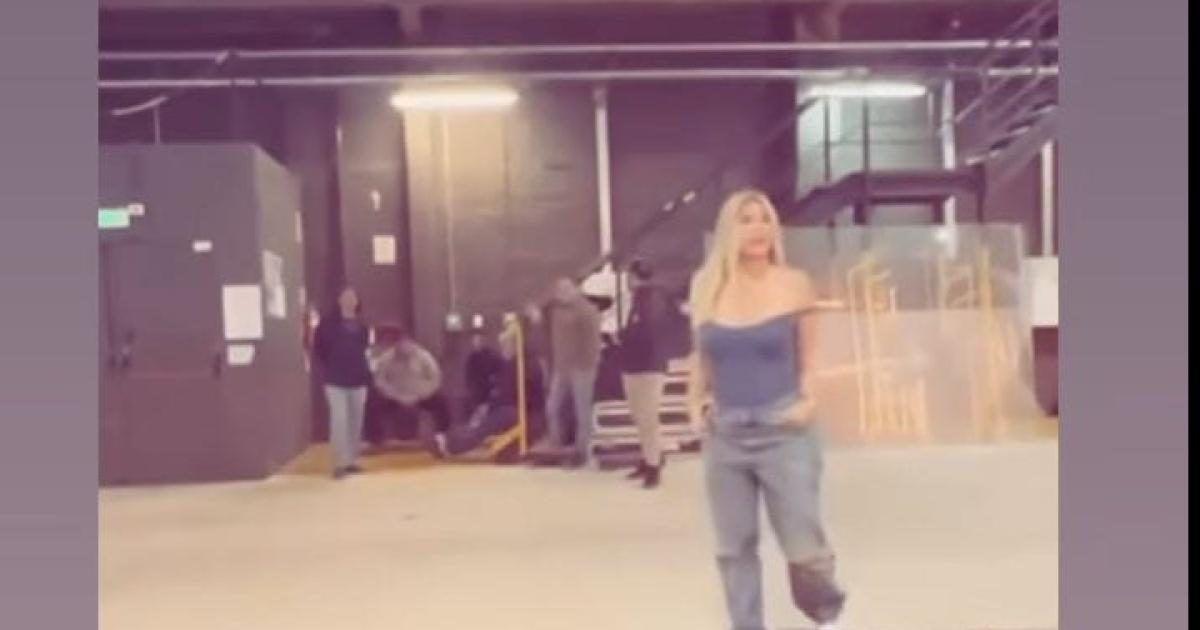 Wanda se mostroacute recorriendo el estudio de MasterChef Celebrity