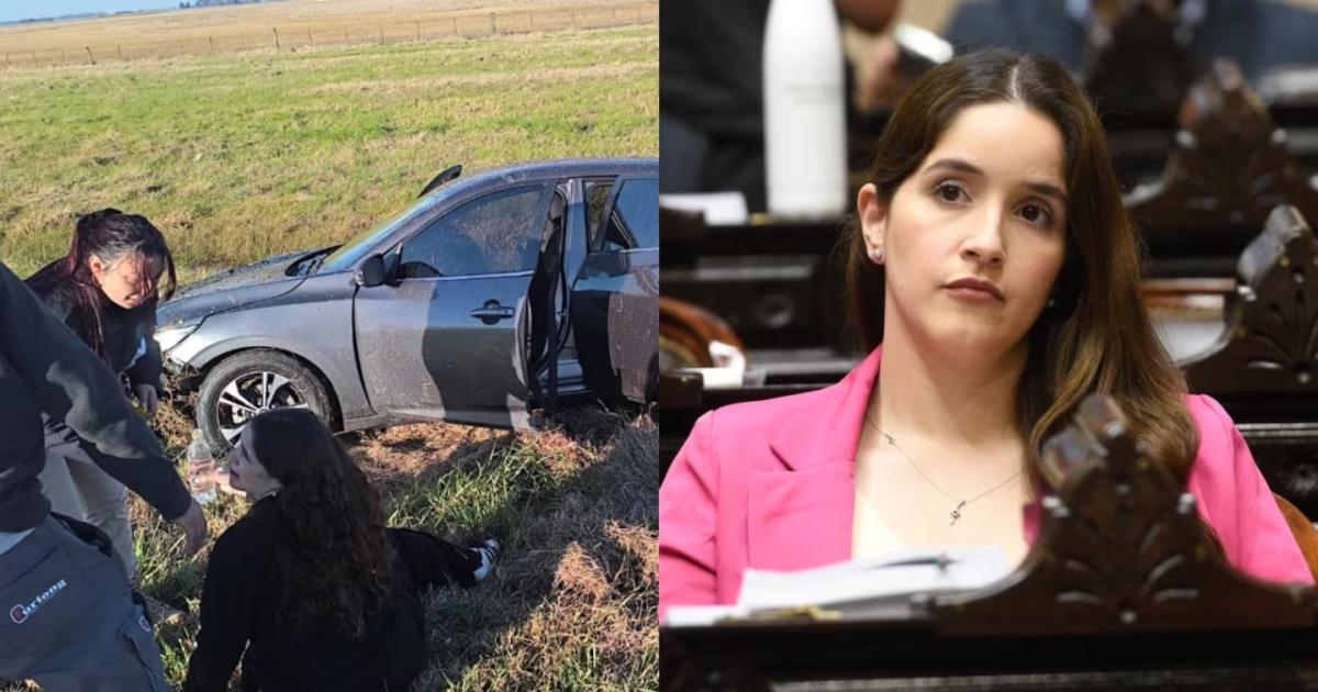 Terrible choque- quieacuten es la diputada libertaria que sufrioacute un violento accidente en la ruta 9 cuando viajaba para la sesioacuten