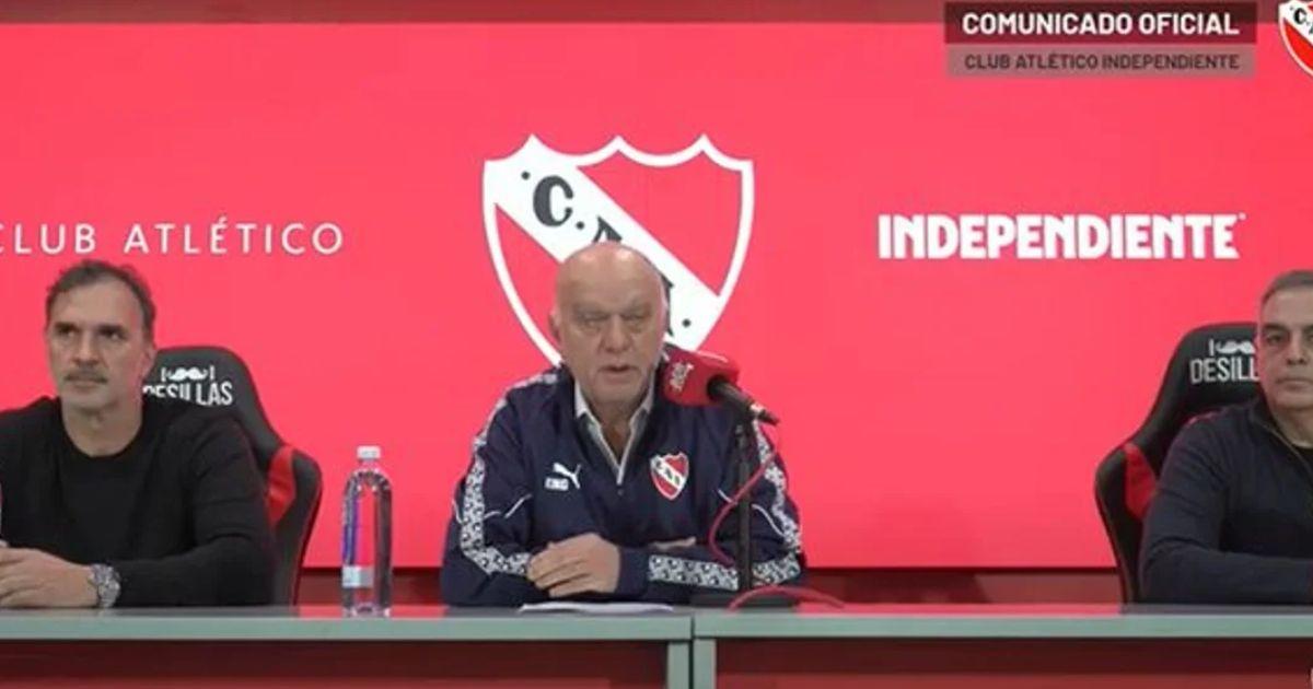 Grindetti defendioacute a Independiente- Fuimos viacutectimas no responsables