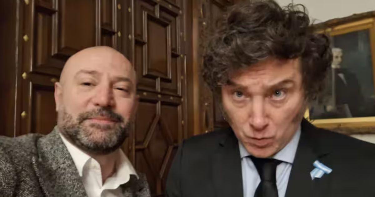Spagnuolo adems de funcionario era el abogado personal de Javier Milei