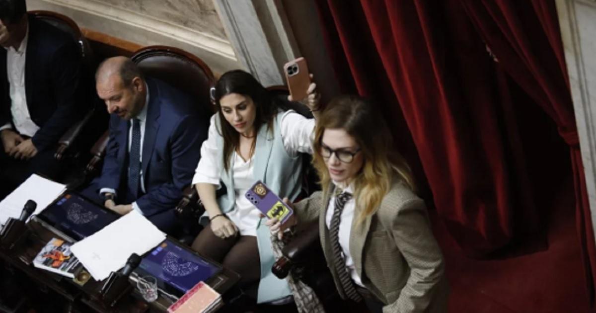 Filtran un chat entre Lemoine y Menem en plena sesioacuten- burlas risas y una acusacioacuten directa a Santiago Caputo