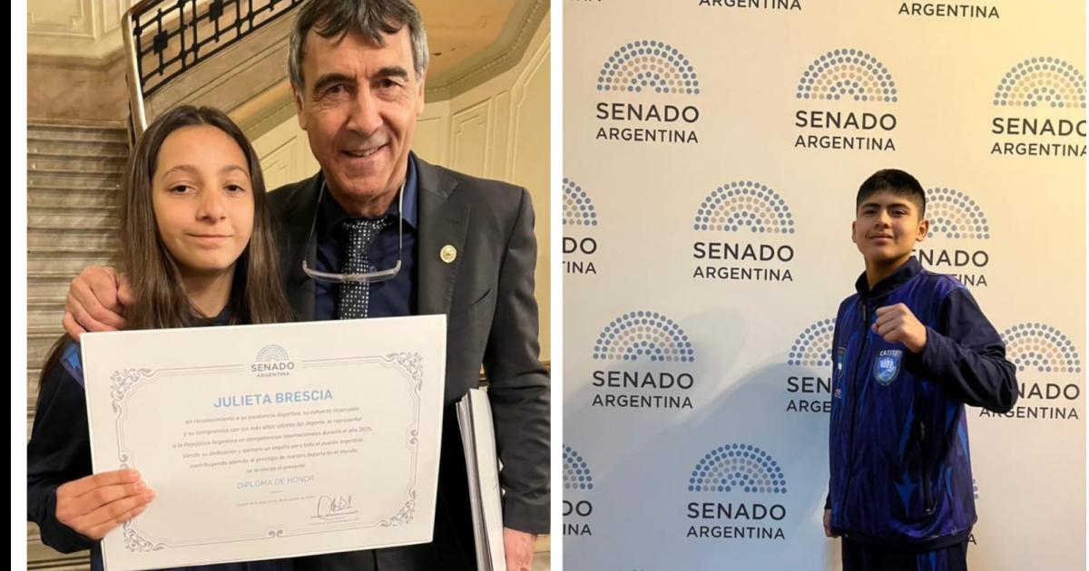 RECONOCIMIENTO Los chicos santiagueños recibieron su distinción tras la participación en Barcelona