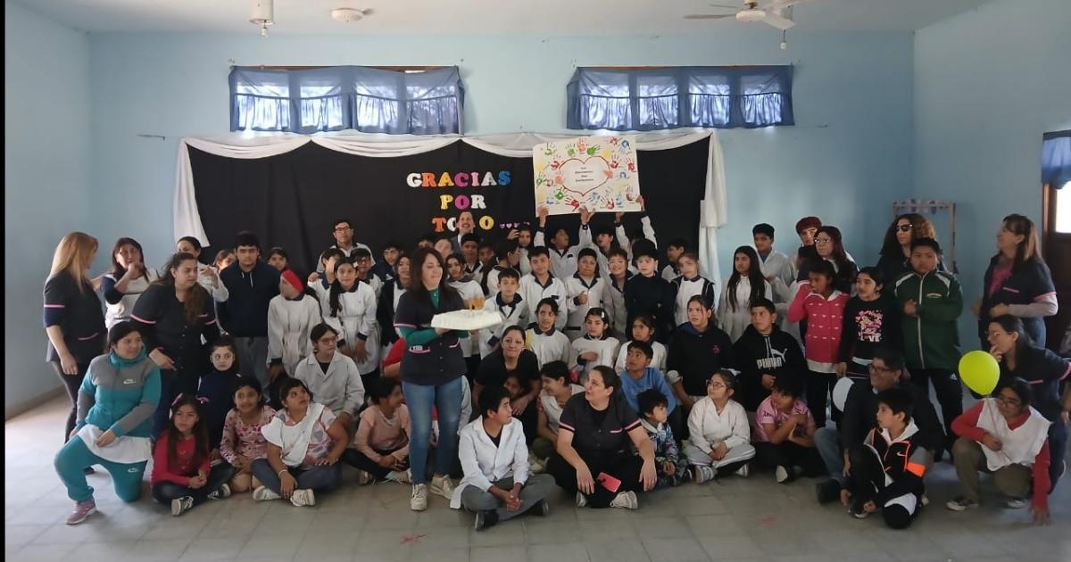 El Centro Experimental N 7 celebra sus 100 años con una jornada de integración junto a la Escuela Especial N 45