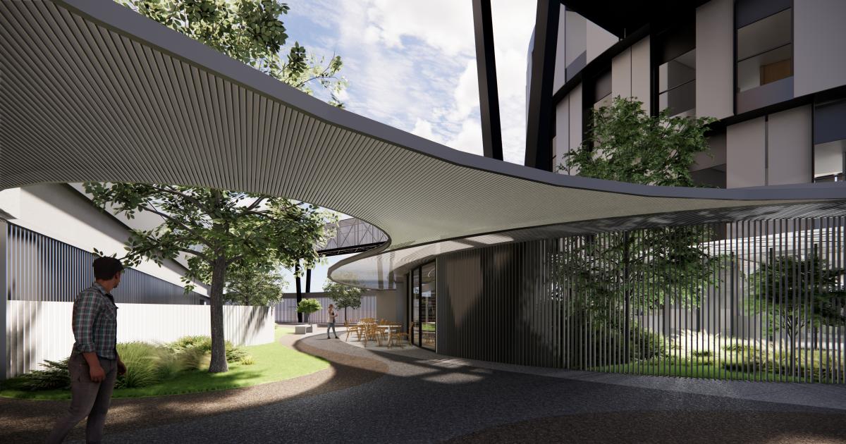 FOTOS- Zamora recorrioacute la obra del Hospital Universitario de Cliacutenicas uno de los maacutes modernos del paiacutes