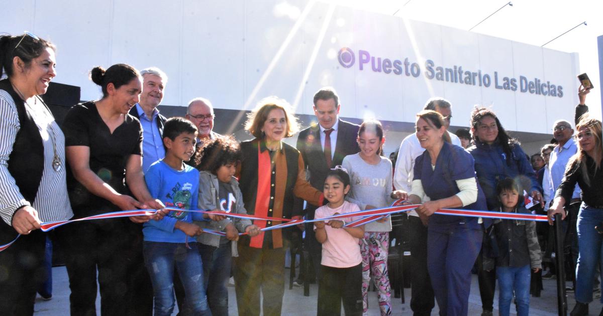 La ministra de Salud Natividad Nassif inauguró un puesto sanitario en la localidad de Las Delicias en Pellegrini