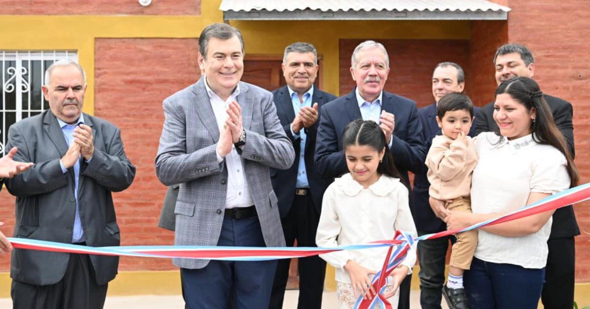 Zamora encabezó el acto en Suncho Corral