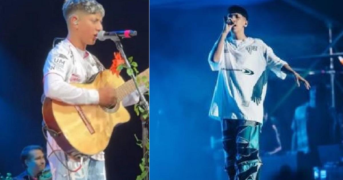 El joven santiaguentildeo cumplioacute su suentildeo y graboacute su primer tema en el estudio de Milo J