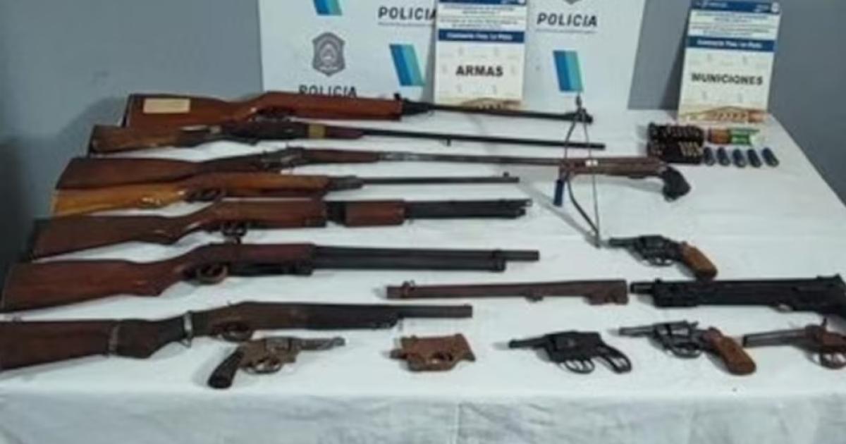 Vecino fue imputado tras hallazgo de arsenal en su vivienda