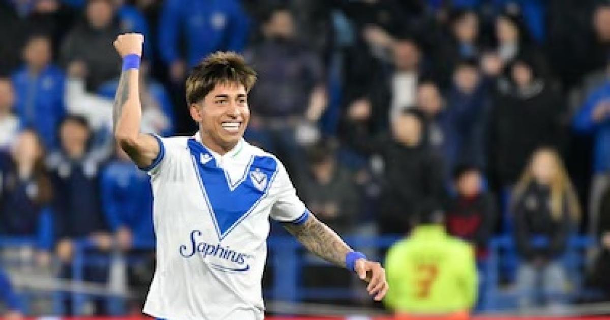 Maher Carrizo figura en la goleada de Vélez ante Lans