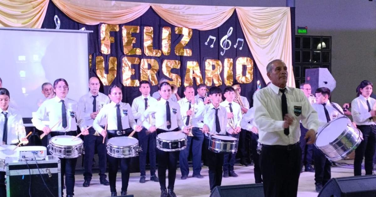 Emotivos festejos por el aniversario de la Banda de Msica de Añatuya