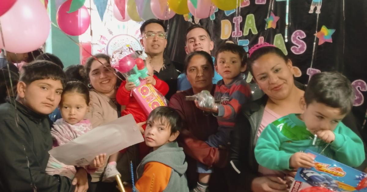 Día de las Infancias- llevaron alegría y solidaridad en los barrios de la Cuna de Poetas y Cantores