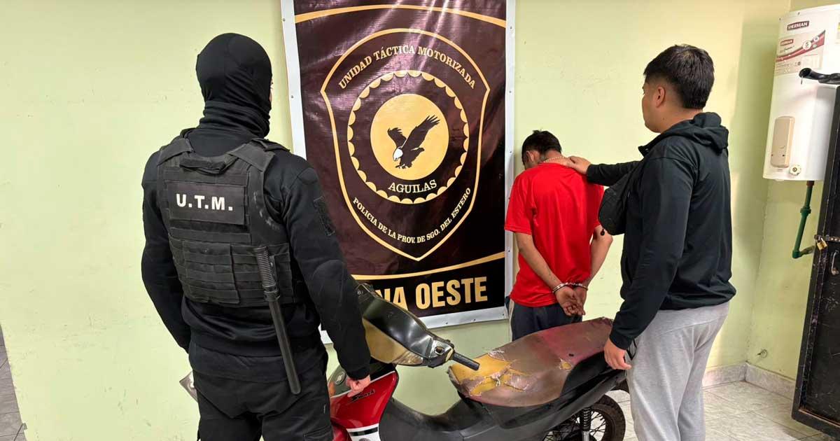 El detenido fue alojado en la dependencia policial