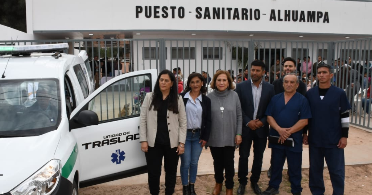 La ministra Natividad Nassif inauguroacute el nuevo Puesto Sanitario en Alhuampa