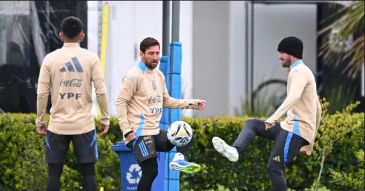 La Argentina se entrenó pensando en Venezuela