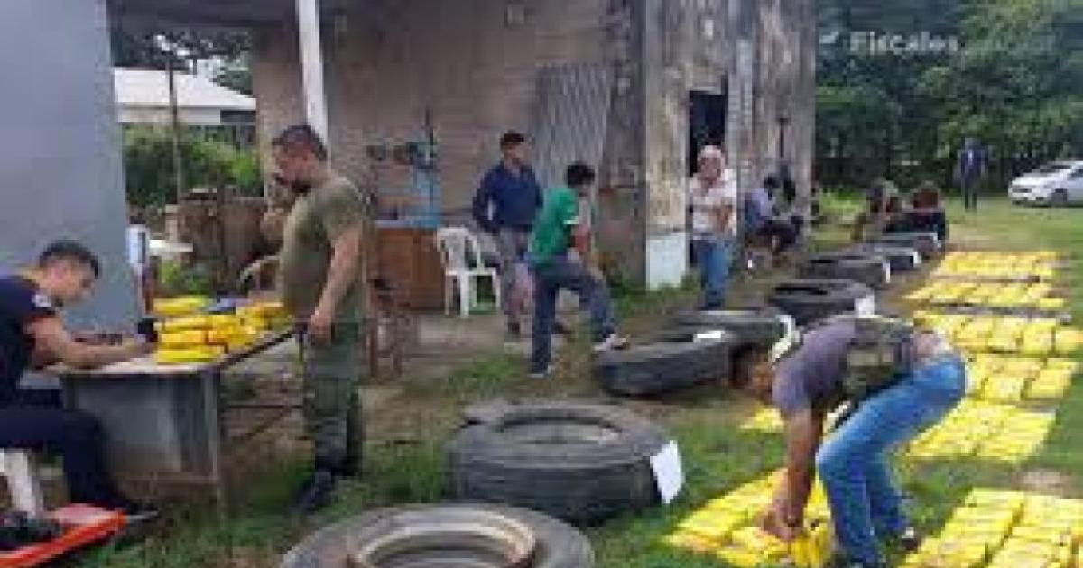 Gendarmería allanó domicilios en Quimilí en el marco de una causa por drogas en Salta - Foto- Gendarmería
