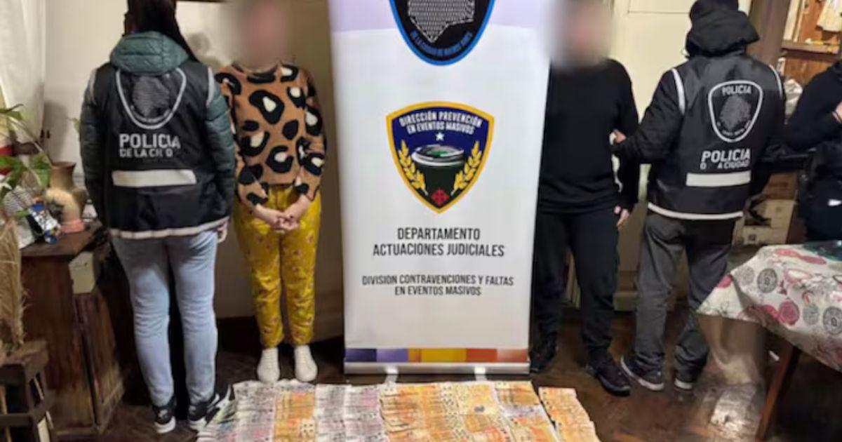La mujer fue detenido tras una intensa y amplia investigación
