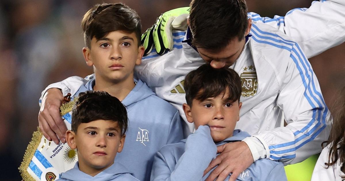 Lionel Messi emocionado en su ltimo partido oficial en Argentina (Foto-Olé)