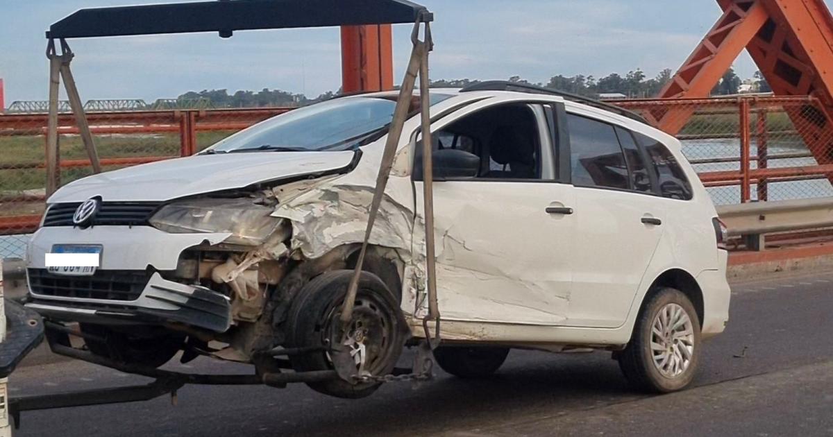 Choque mltiple Puente Carretero- Foto- Archivo EL LIBERAL