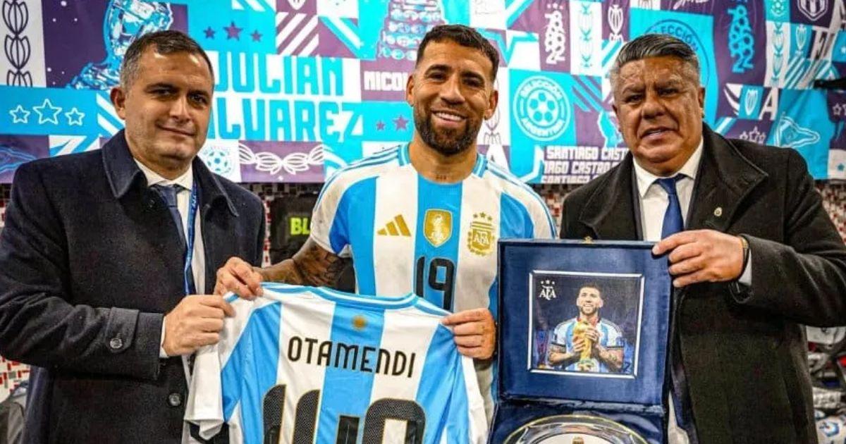 Nicols Otamendi uno de los defensores históricos que tuvo la Selección