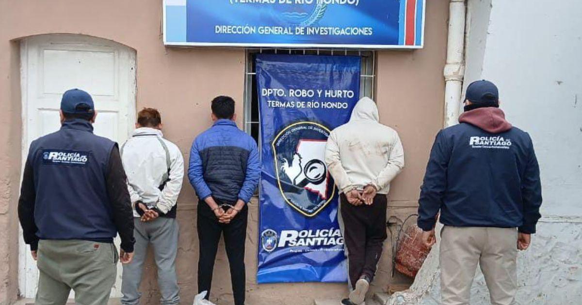 La policia logró detener a los implicados en robo de ganado