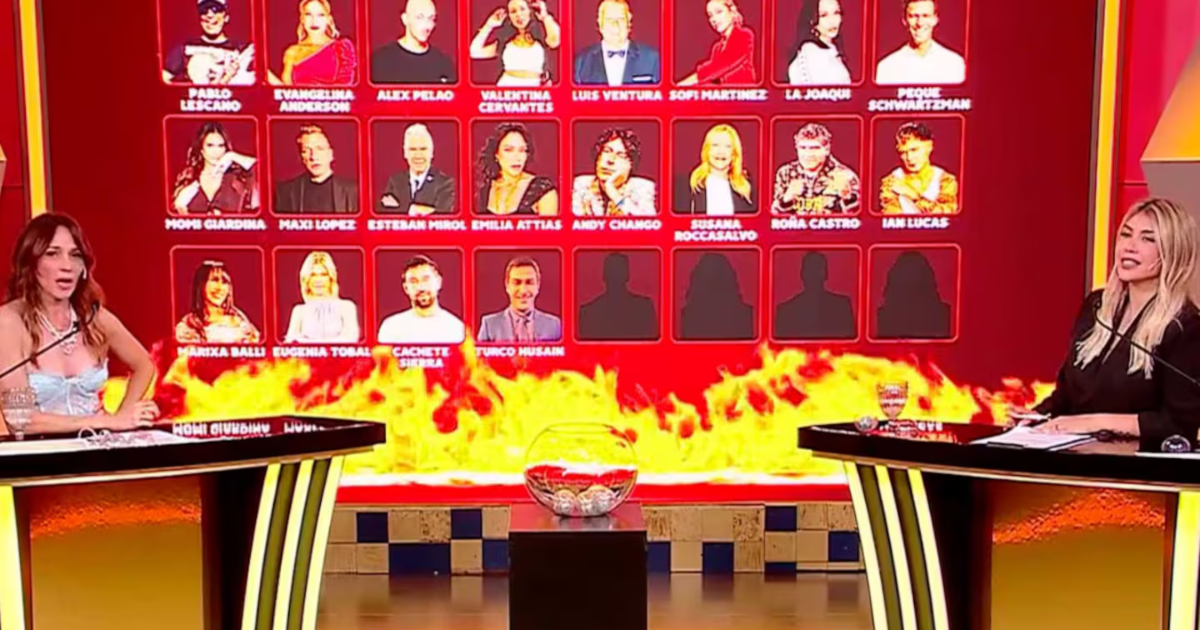 Las conductoras anunciaron a los famosos en un programa especial (Foto- Telefe)
