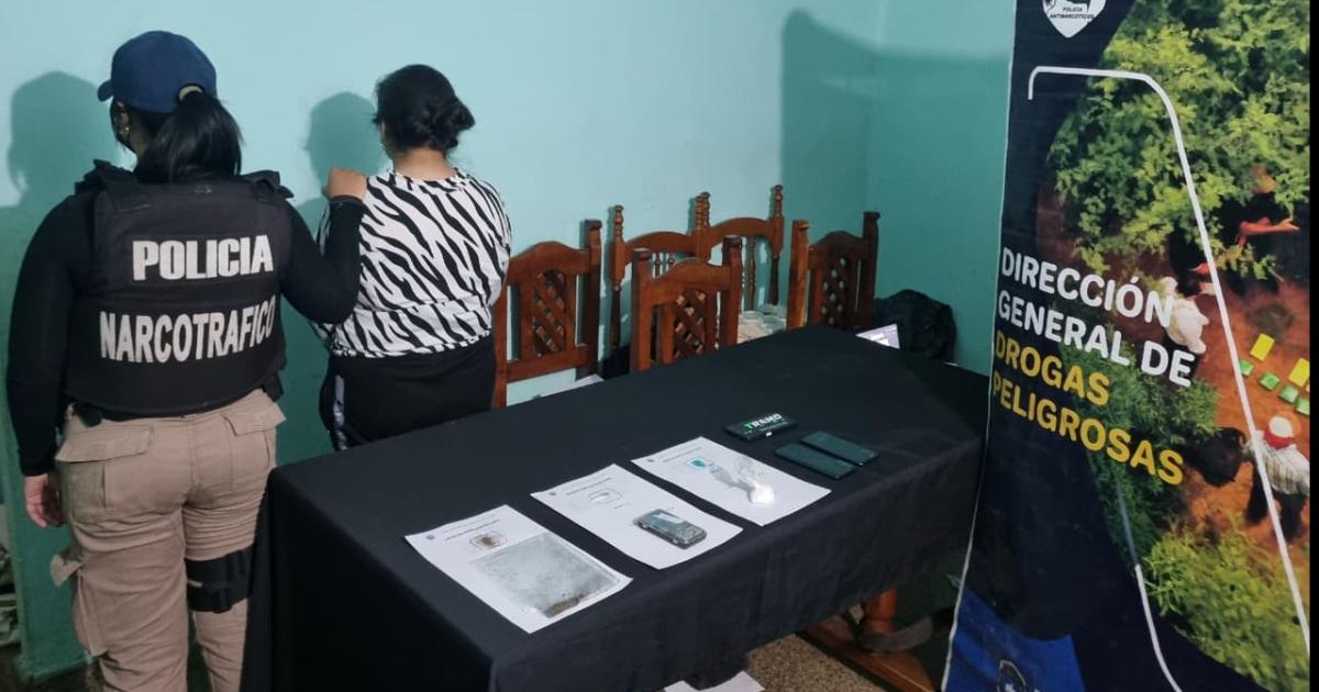 Una de las mujeres detenidas (Foto- Policía de la Provincia)