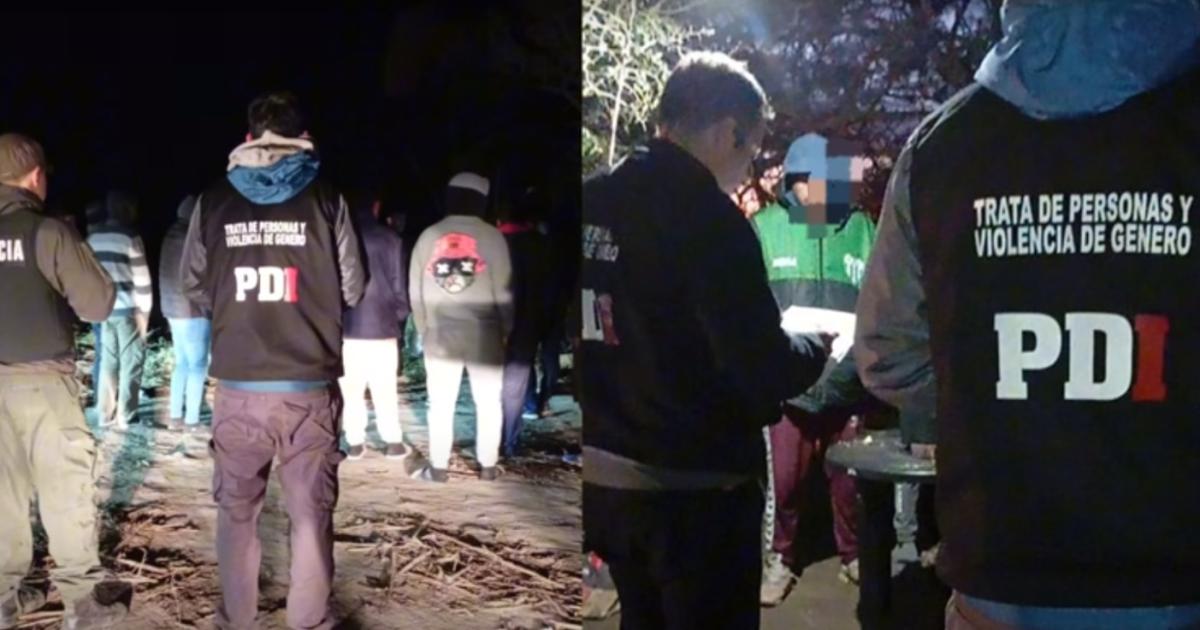 Entre los trabajadores que fueron rescatados hay dos menores de edad