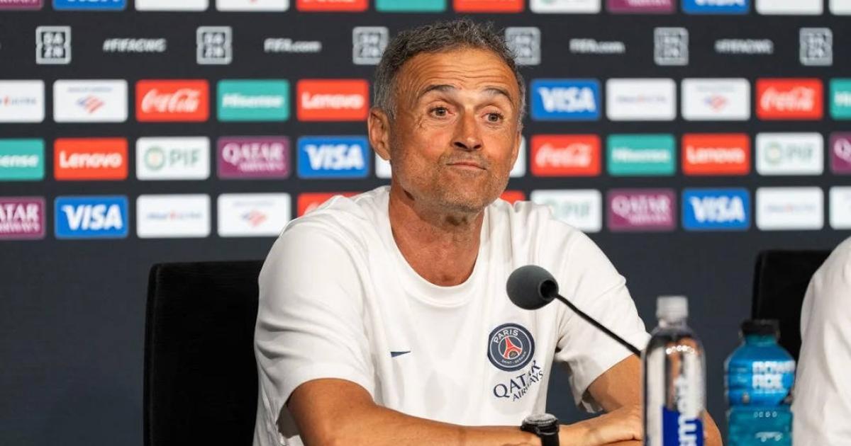 Luis Enrique sufrió una fractura en la clavícula