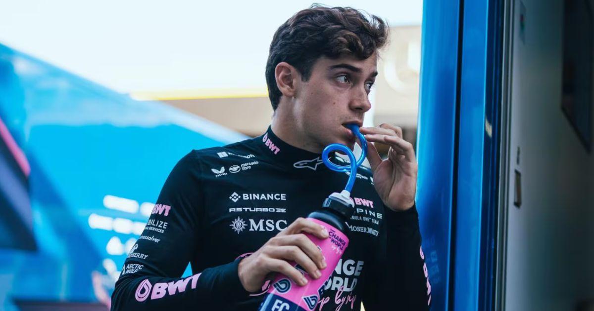 Colapinto fue beneficiado para largar en la carrera de Monza