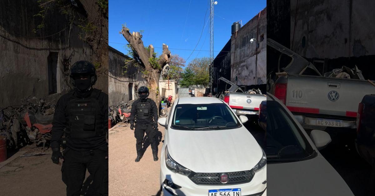La policía secuestro el vehículo tras un amplio procedimiento