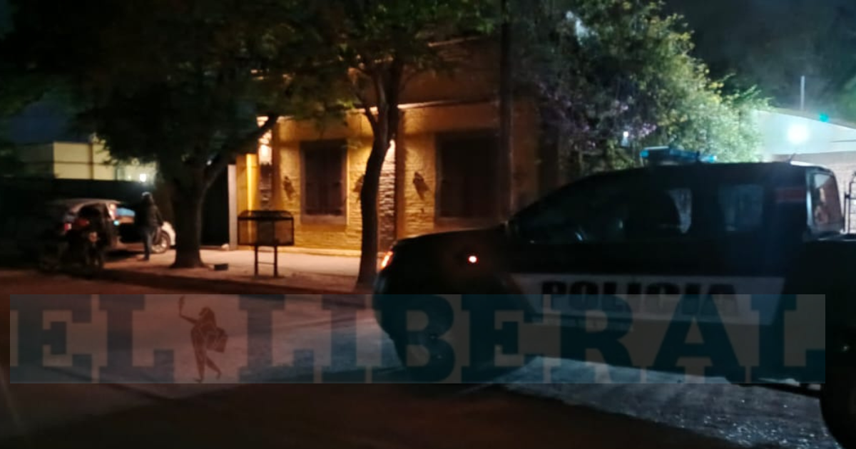 La vivienda es propiedad del ganadero Miguel Fermanelli (Foto- El Liberal)